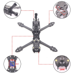MARK4 HD 5/6/7 Inch RC Quadcopter Carbon Fiber Frame  FPV Air Unit/CADDX VISTA for MARK4 HD Freestyle FPV Racing